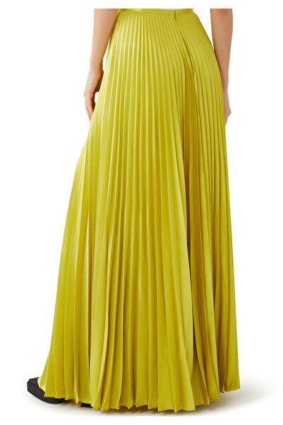 Solace London Yazlık Krep Etek - Sarı