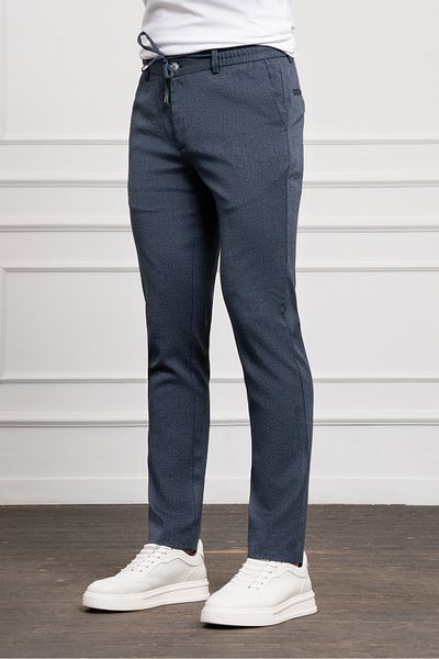 Morven Men's Marine Jogger Slim Fit Slim Fit Slim Fit Drawstring Pants with Snap Fasteners