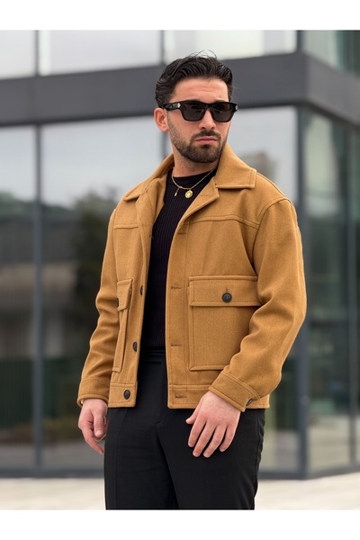 MİS MODA Men's spring cashmere jacket