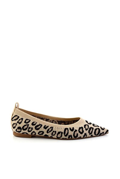 Bambi Bej Leopar Kadın Babet K01327018482
