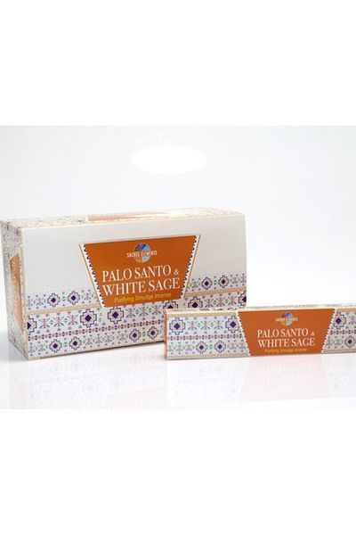Mu Art Both sacred elements palo santo white sage masala incense