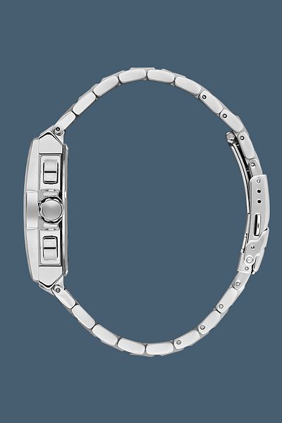 Daniel Klein Exclusif Men's Wristwatch 3 Atm Water Resistant Silver Color Steel Band Gift Bracelet