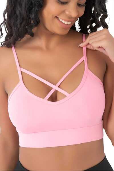 Uniquetrenders Γυναικείο μπουστάκι Γυναικείο σταυρός Λεπτομερές Crop