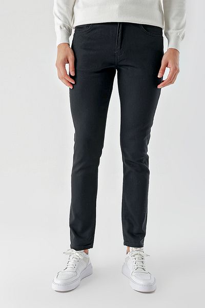 Morven Men's Black Seasonal Cotton 5 Pocket Slim Fit Jean Pants