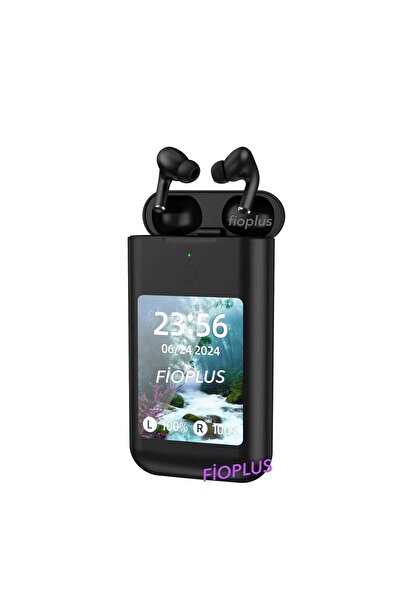 FİOPLUS Anc Dokunmatik 2.8 inç Ekranlı Bluetooth Kulaklık Tüm Telefonlara Uyu...