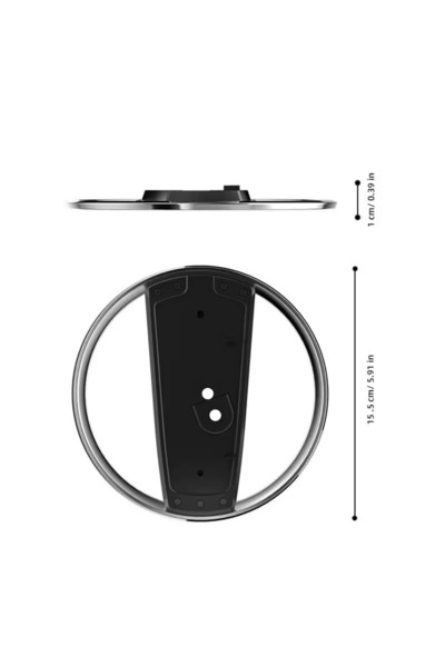 Dobe PS5 / PS5 Slim Konsol Diskli ve Dijital Model için Vidalı Metal Dikey Stand