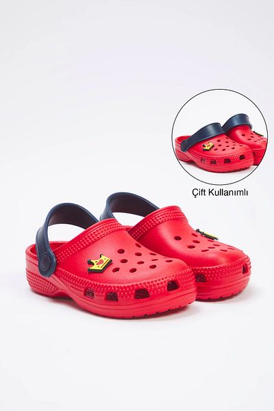 TRENDYOL SHOES Rote Kindersandalen für Jungen TAKSS25SD00054