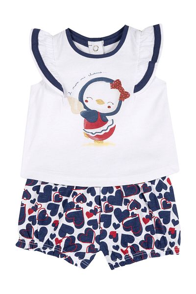 Chicco Set 2 Pz T.Kurcuk + Pantaloni Corti