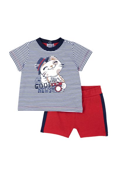 Chicco ZESTAW 2 PZ T.KURÇÜK + PANTALONI CORTI