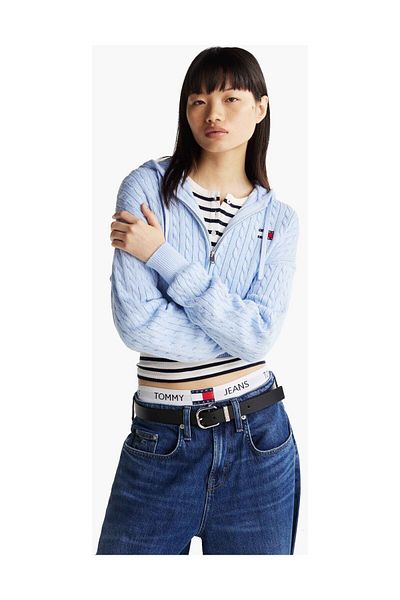 Tommy Hilfiger Hanocă TJW Badge Cabl - Cardigan Extensible