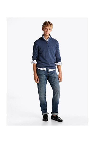 Tommy Hilfiger ESSENTIAL BUMBAC ZIP MOCK