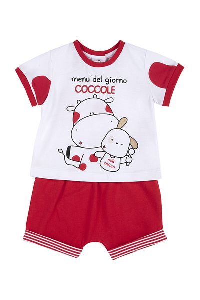 Chicco Set aus T-Shirt und kurzen Hosen für Babys