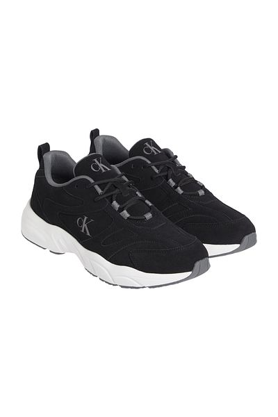 Calvin Klein Retro Tenis - Mix Media s nízkým obsahem hořčíku