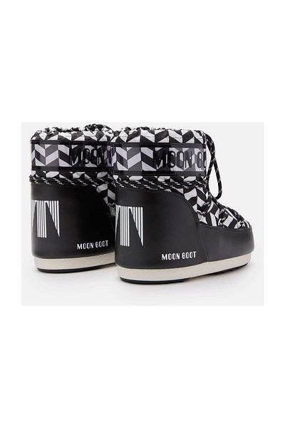 MOON BOOT 80D 1409550 Stylová vyšívaná kluzná praktická bota s čísly modelů
