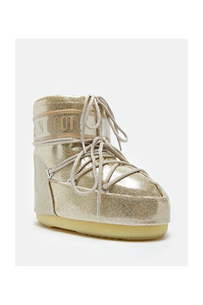 MOON BOOT 14094400-004 Icon Low Glıtter Gold