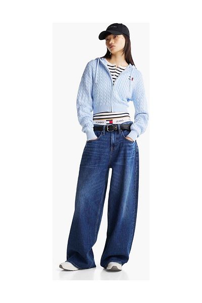Tommy Hilfiger Hanocă TJW Badge Cabl - Cardigan Extensible