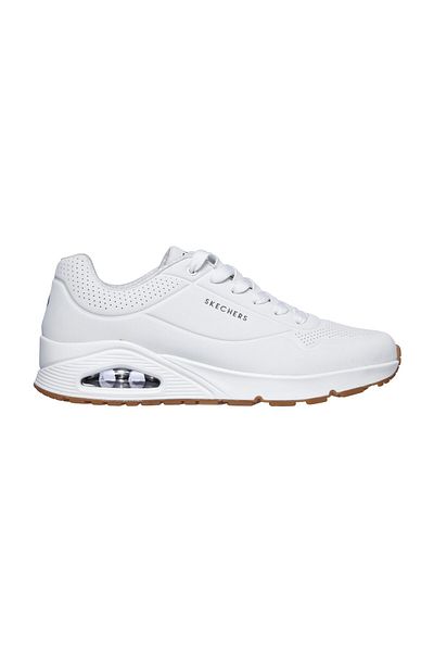 SKECHERS Uno - Stand On Air Weiße Herren-Sneaker 52458 Wht