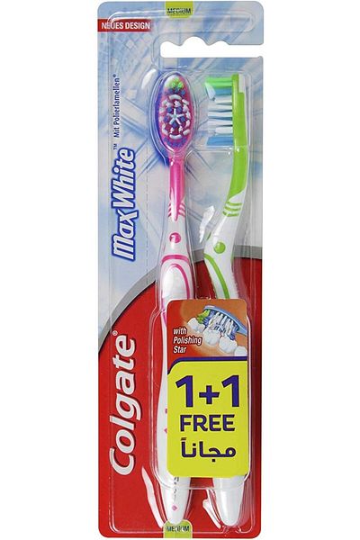Colgate T.b Max White--med 1 1 Free (819882) --- Colgate Max White Toothbrush-Medium 1 1 Offer