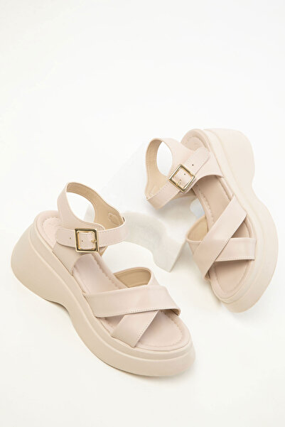 SOHO Beige Women's Sandals 20380