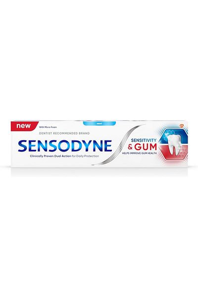 Sensodyne Sensitivity & Gum Toothpaste For Sensitive Teeth & Improved Gum Health, 75 ml