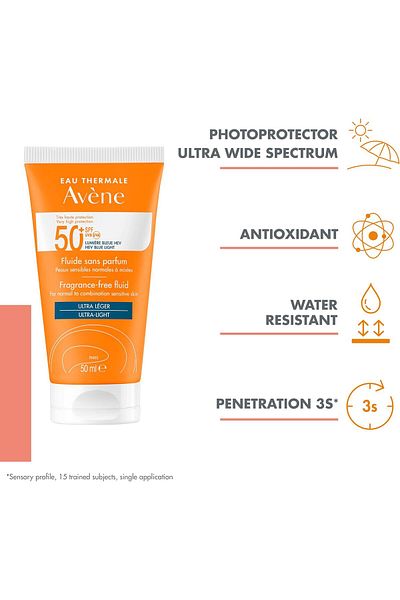 Aveda Avene Sun Emulsion SPF 50 Fragrance free