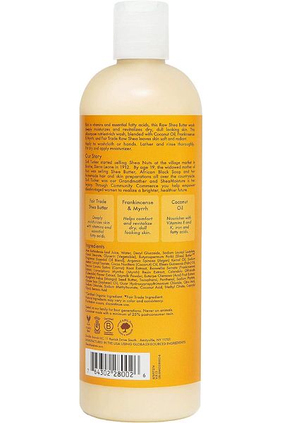 Shea Moisture Sheamoisture Hydrating Body Wash for Dry Skin Raw Shea Butter to Cleanse and Hydrate , 13 fl oz