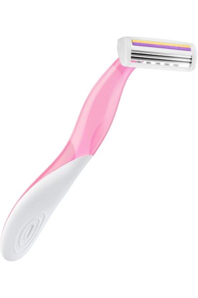 Bic Soleil Scent Triple Blade Women’s Razor - Pack of 6, With Vitamin E & Lanolin Lubricating Strips