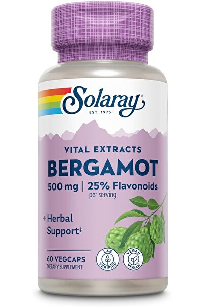 Solaray تركيبة متقدمة من البرغموت لدعم القلب والأوعية الدموية 500 ملجم | مع البربرين و25% من الفلافونويد |