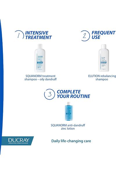 Ducray Squanorm Dandruff Shampoo - 200 ml(Packaging may vary)