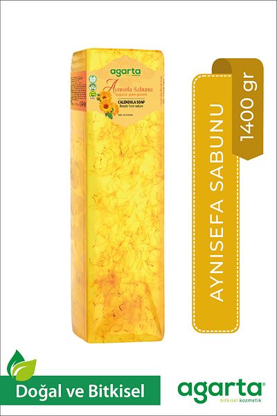 Agarta 1400 gr Natural Handmade Calendula Soap
