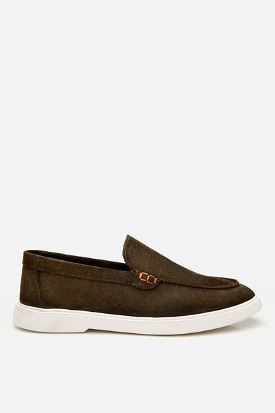 Yaya by Hotiç Grüne Herren-Loafer-Schuhe 02AYY 308530 A840