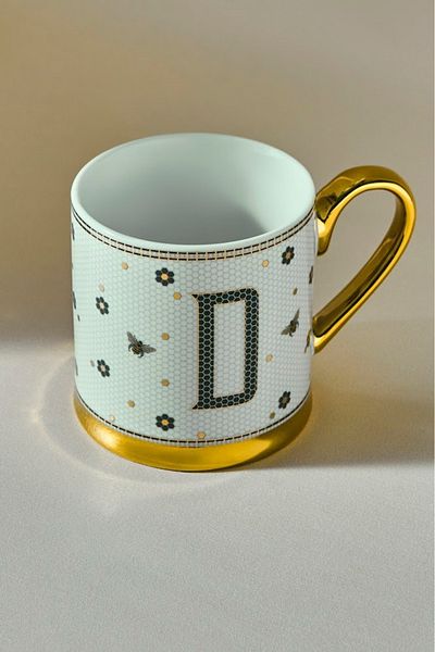 Karaca 330 ml Mug with Letter D