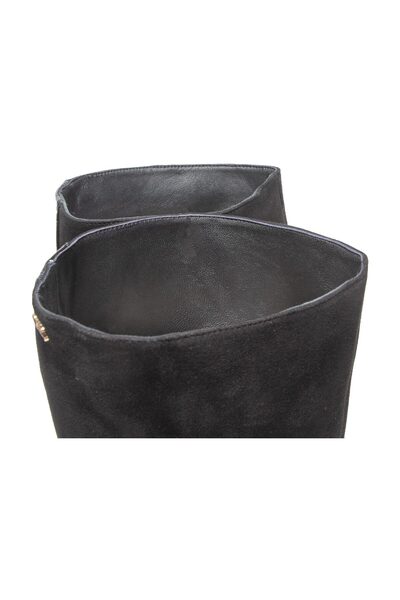 Rage Age Knee-High Silver Boots - Adults