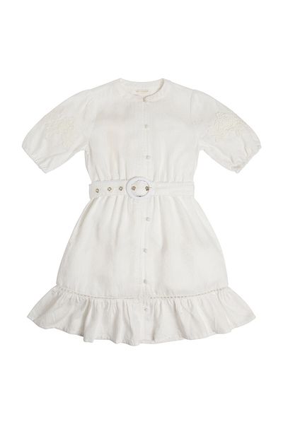 Guess Rochie confortabilă portocalie - Pentru copii