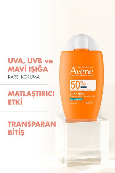 Avene Ultra Fluid Oil Control Ultra Light Spf 50 Sunscreen for Oily Skin