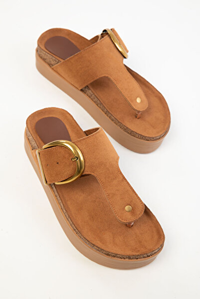 SOHO Barna velúr női papucs 20348