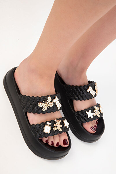 SOHO Siyah Kadın Terlik 20305