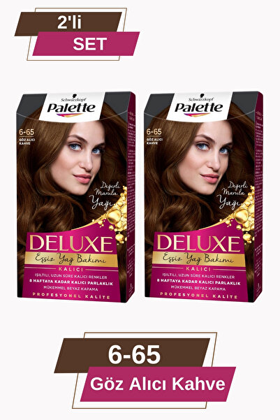 Palette Deluxe 6-65 Göz Alıcı Kahve X 2 Adet Saç Boyası