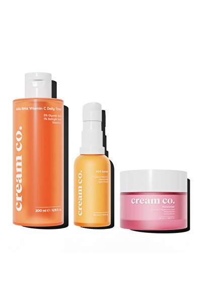 Cream Co. Aydınlatıcı Canlandırıcı Pürüzsüzleştirici Yenileyici Nemlendirici ...