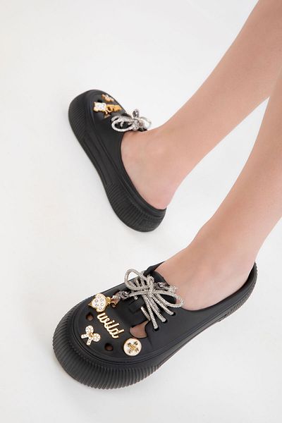 SOHO Black Women's Slippers 20406
