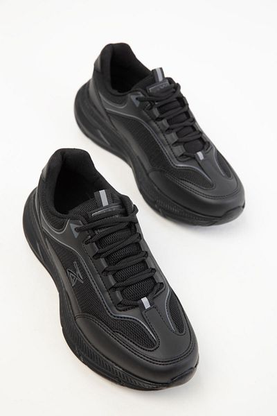 SOHO Black-Black Women's Sneaker 20414
