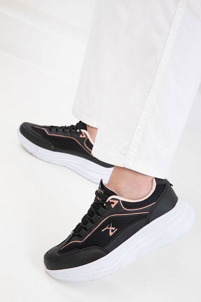 SOHO Black-Powder Women's Sneaker 20414