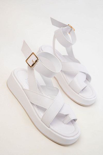 SOHO White Women's Sandal 19208