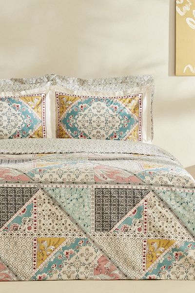 Karaca Home Set cuvertură de pilota dublă Edella Multicolor 100% bumbac