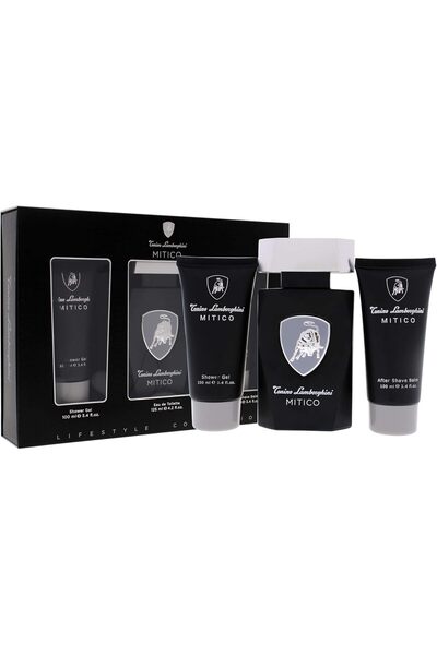 Tonino Lamborghini Golf Tonino Lamborghini Mitico Men 3 Pc Gift Set 4.2oz EDT Spray, 3.4oz Shower Gel, 3.4oz After Shave Bal