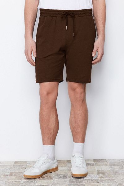 Trendyol Collection Καφέ σορτς και βερμούδες κανονικής κοπής - TMNSS20SR0169