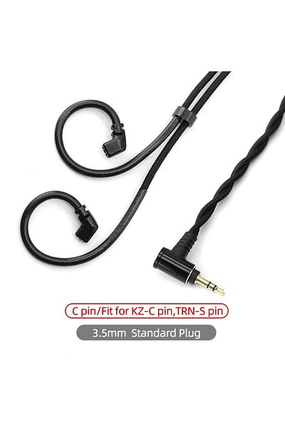 Choice Cpin-3.5mm FAAEAL Replacement Cable QDC/MMCX/2Pin 0.78mm Earphone Wire 2.5/3.5/4.4mm Headphone Upgra