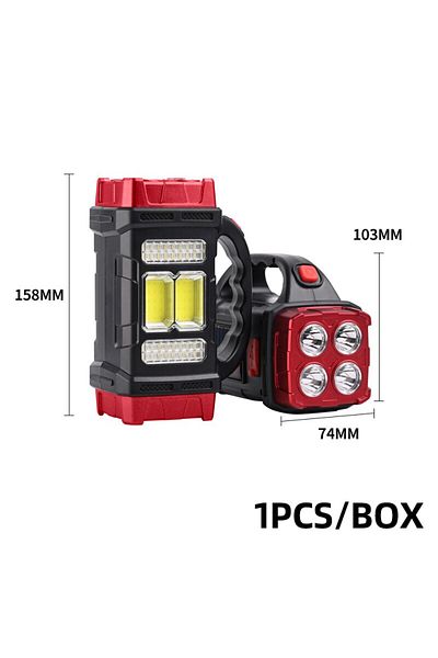 Choice Solar Light Solar Powered Rechargeable LED Multifunctional Portable Light USB Dual Light Source Outd