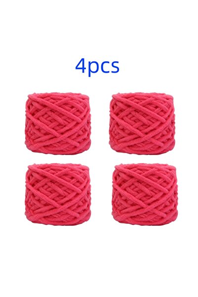 Choice 10-4 قطع 100 جرام/كرة من خيوط الحياكة الشنيل الناعمة من خيوط القطن خيط صوف DIY للحياكة اليدوية