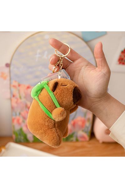 Choice Style A Cute Cartoon Capybara Pendant Plush Toy Doll Bag Hanging Ornaments Cute Kapila Keychain Doll